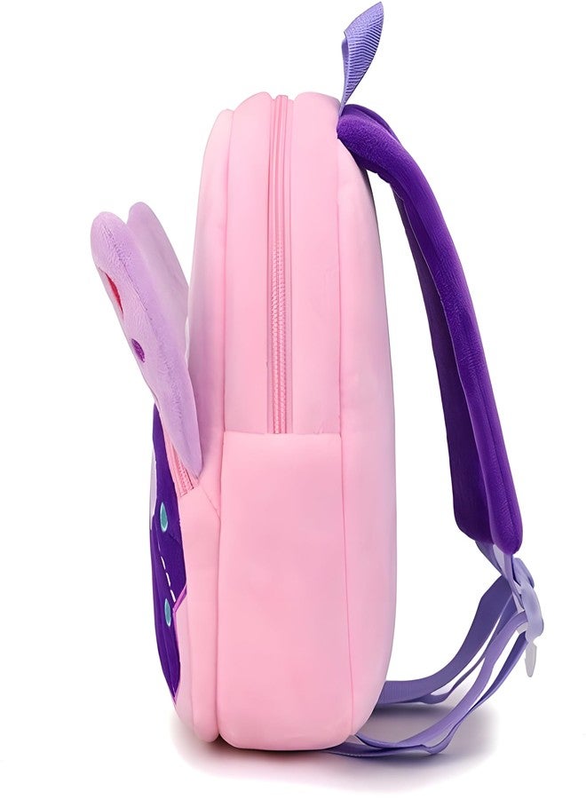 Delicado Cute Small Toddler Kids Preschool Backpack butterfly design Nursery Preschool Playschool School Picnic Travelling Bag for Baby Boy Girl Age 2 to 5 Years. - Image 4